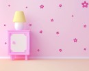 Princess Flowers Pattern Wall Decal Nursery Vinyl Sticker